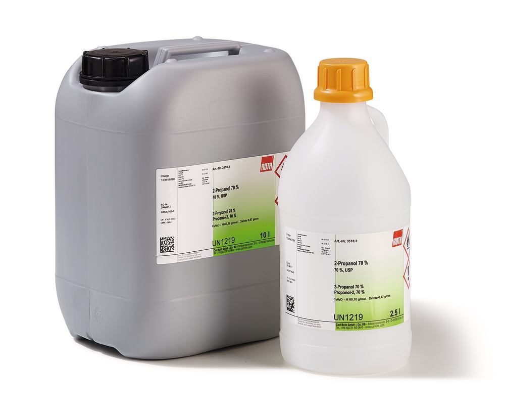 2-Propanol 70 %, USP, 1 l, plastic - Luminix Health