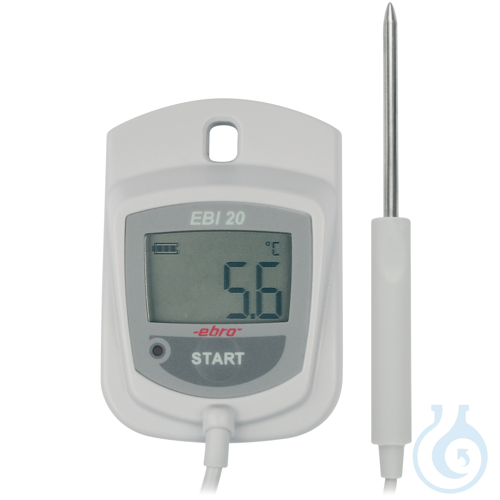 EBI 20-TE1, Temperature data logger with 2 point factory calibration certificate - Luminix Health