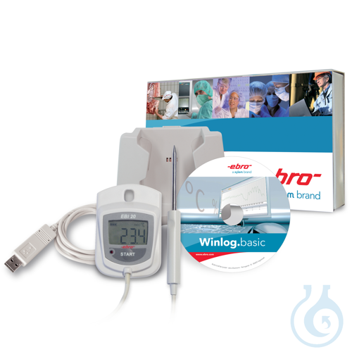 EBI 20-TE1 Set, Logger, Interface, Software, USB Cable - Luminix Health