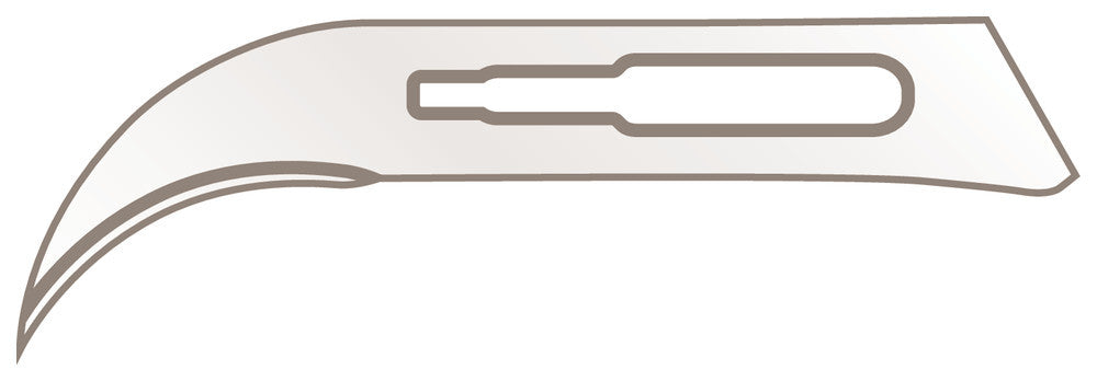 Scalpel blades, type 12, for scalpel CE16.1ff/HCY7.1/3607.1, 10 unit(s) - Luminix Health