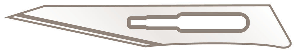 Scalpel blades, type 11, for scalpel CE16.1ff/HCY7.1/3607.1, 10 unit(s) - Luminix Health
