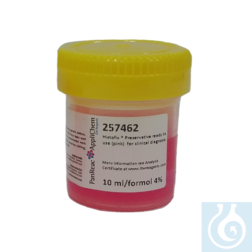 Histofix ® Preservative ready to use (pink)(CE-IVD) for clinical diagnostics - Luminix Health