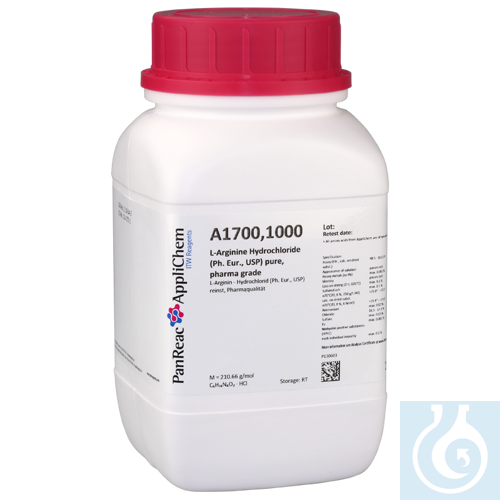 L-Arginine Hydrochloride (Ph. Eur., USP) pure, pharma grade - Luminix Health