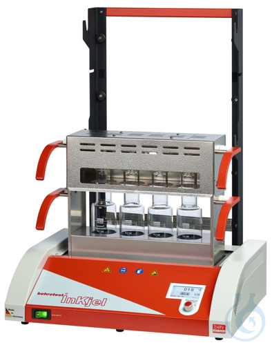 Inkjel475TCP behrotest Infrared Kjeldahl nitrogen digestor for 4x750ml vessels, - Luminix Health