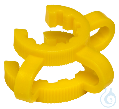 SKL14 behrotest plastic clamp for NS 14, yellow