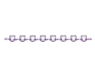 SAPPHIRE CAP CHAIN FOR 8-STRIP, PP, VIOLET