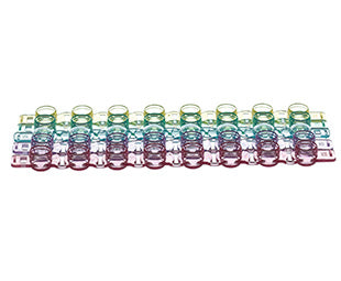SAPPHIRE CAP CHAIN FOR 8-STRIP, PP, ASSORTED