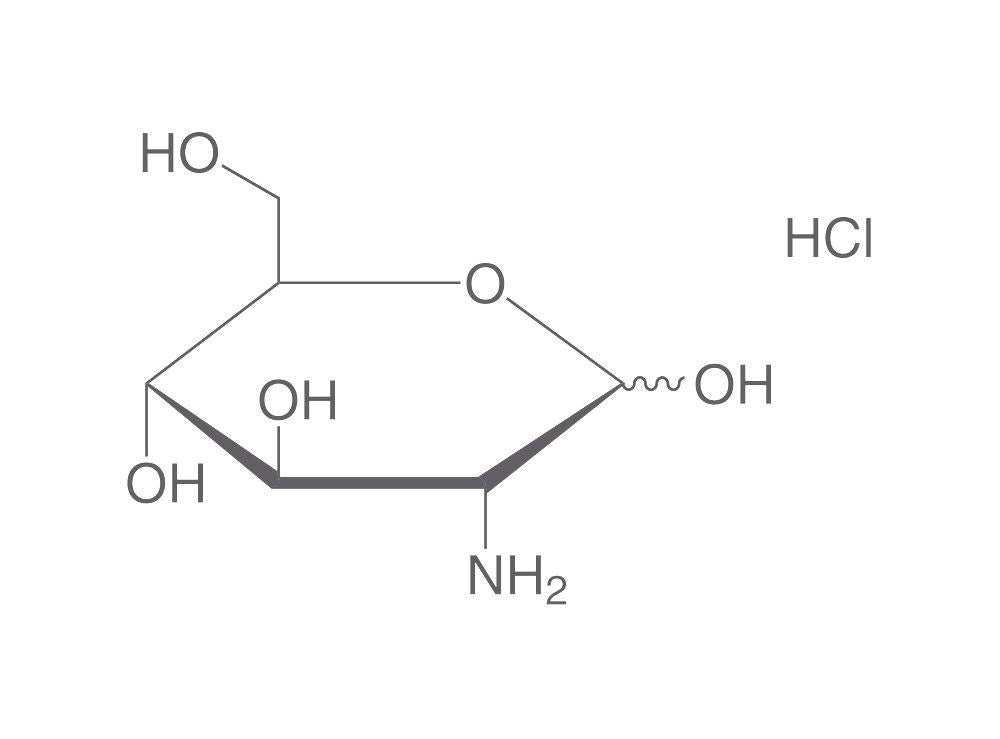 D(+)-Glucosamine hydrochloride, min. 98 %, for biochemistry, 100 g, plastic - Luminix Health