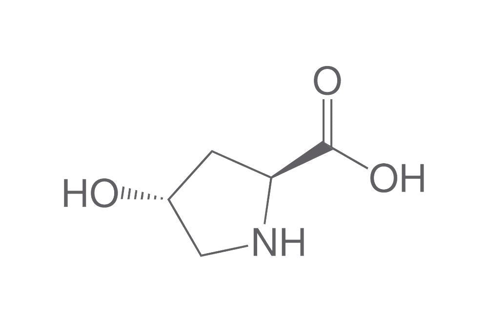 L-4-Hydroxyproline, min. 99 %, for biochemistry, 5 g, glass - Luminix Health