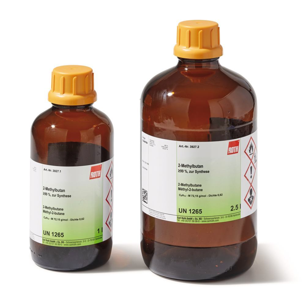 2-Methylbutane, min. 99 %, for synthesis, 1 l, glass - Luminix Health