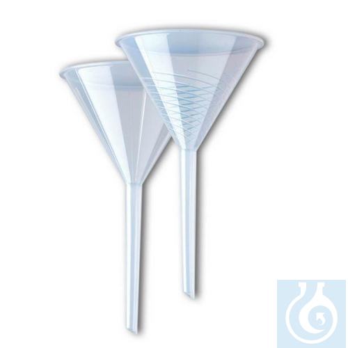 Analytical funnel in PP, Ø 40 mm, length stem = 40 mm, Ø stem = 6 mm - Luminix Health