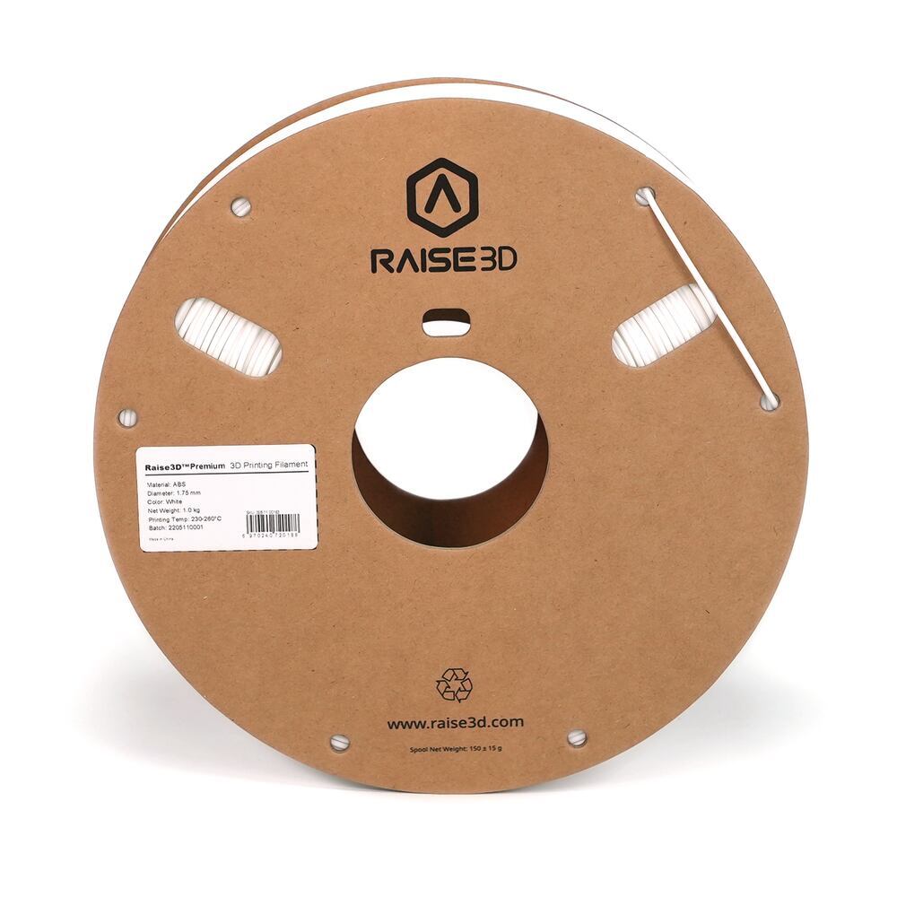 Raise3D Premium ABS, White, 1,75 mm, 1 kg