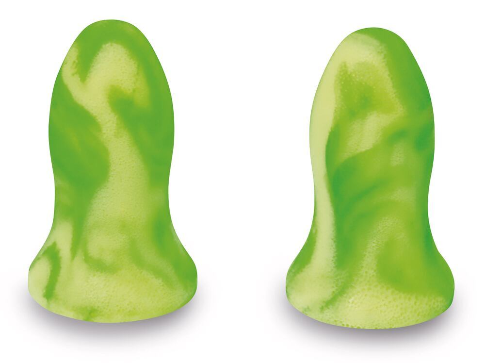 Contours single-use ear plugs, EN 352-2, dispenser box, 200 pairs
