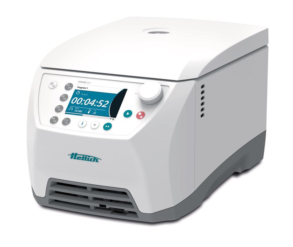 MIKRO 2.0 microlitre centrifuge — 25212 ×g, Hettich, art. 3L97.1