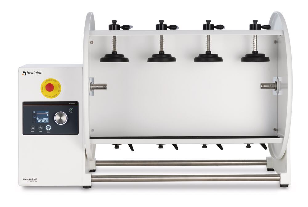 Overheadmixer Hei-SHAKE Salto Core 8, voor 8 flessen, 1–32/min, Heidolph, art. 3LN3.1
