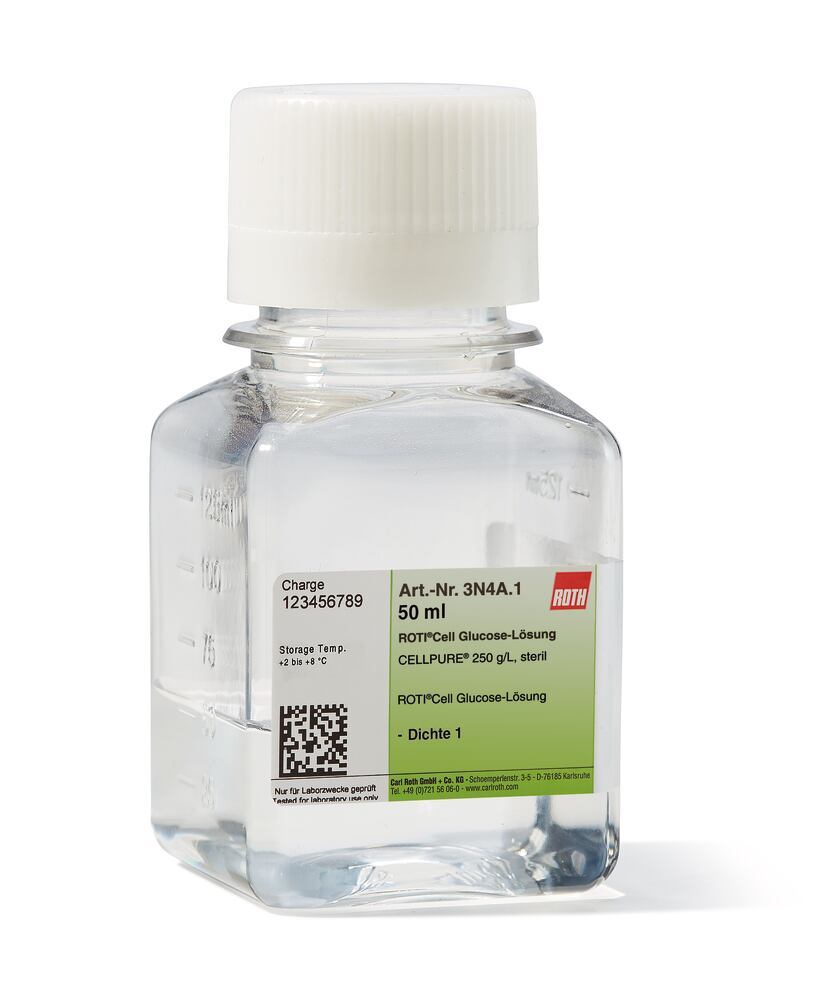 ROTI®Cell Glucose Solution, sterile, 250 g/L, CELLPURE®, 50 ml