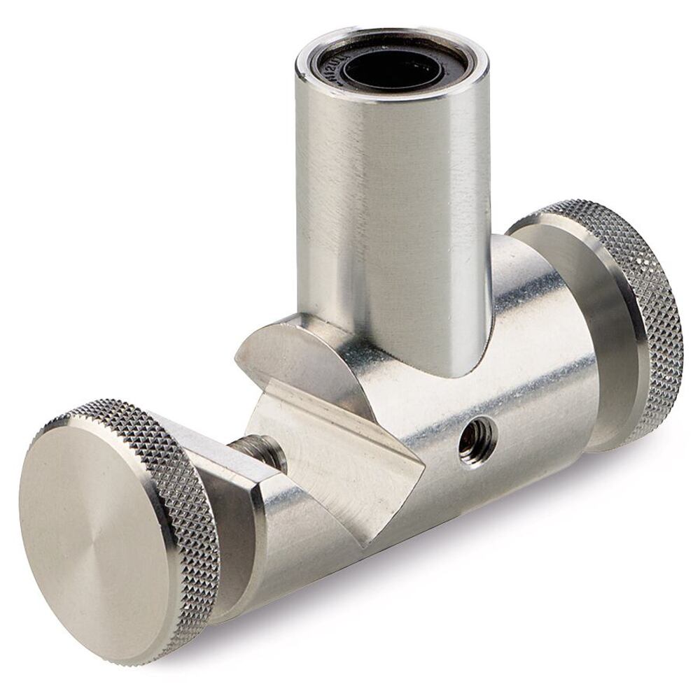 EasySlide double bosshead, aluminium, for bar Ø to 12 mm