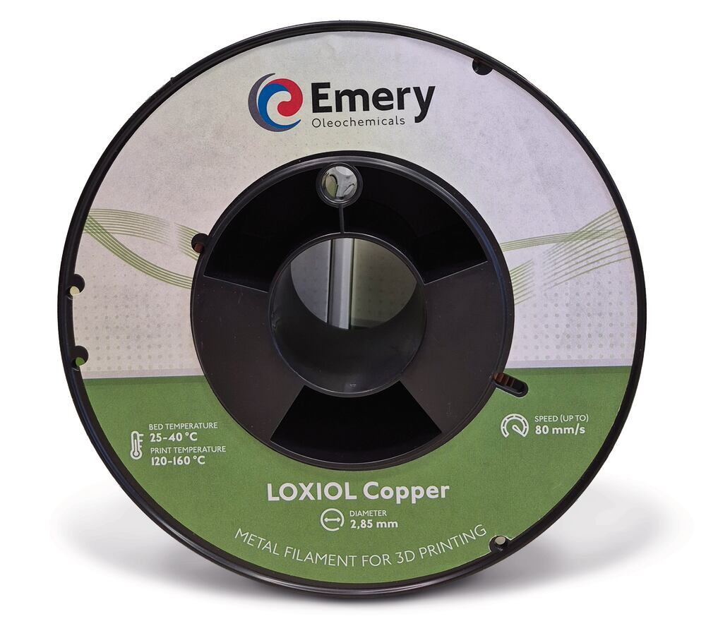 Loxiol Copper filament 2,85 mm, 1 kg, Emery Oleochemicals, art. 3NE7.1