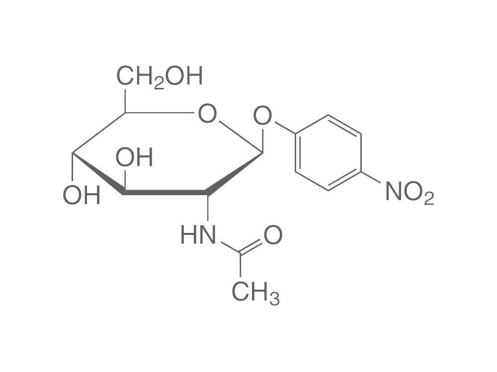 4-Nitrophenyl-N-acetyl-beta-D-glucosam., min. 99 %, for biochemistry, 100 mg - Luminix Health