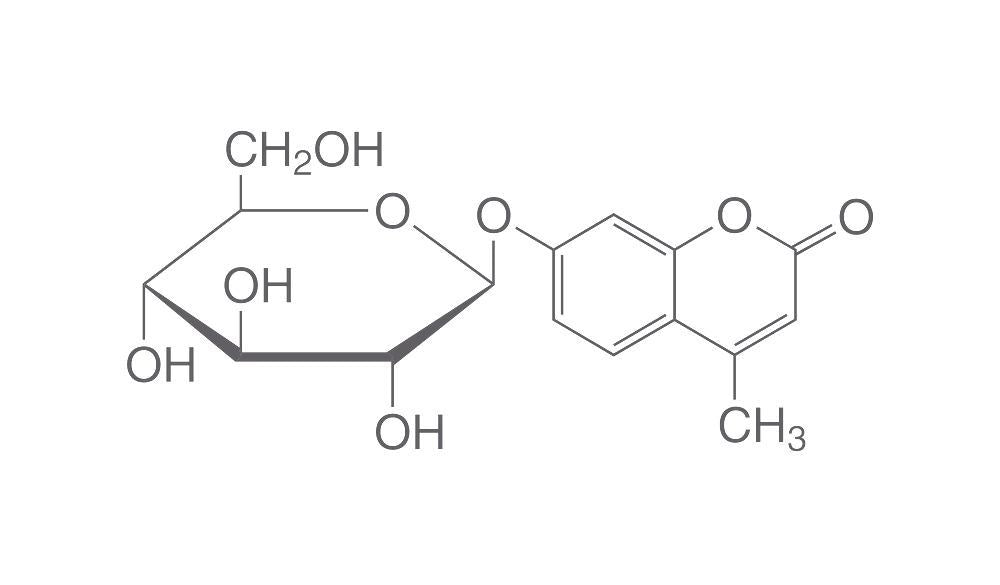 4-Methylumbelliferyl-beta-D-glucopyrano., min. 99 %, for biochemistry, 500 mg - Luminix Health