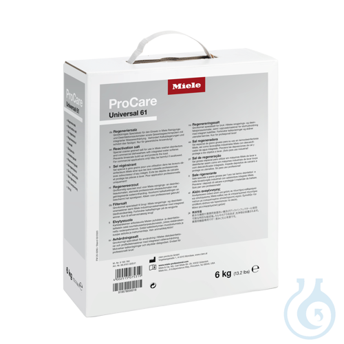 ProCare Universal 61 - 6 kg EU1, Dishwasher salt, 3 x 2 kg For optimum - Luminix Health