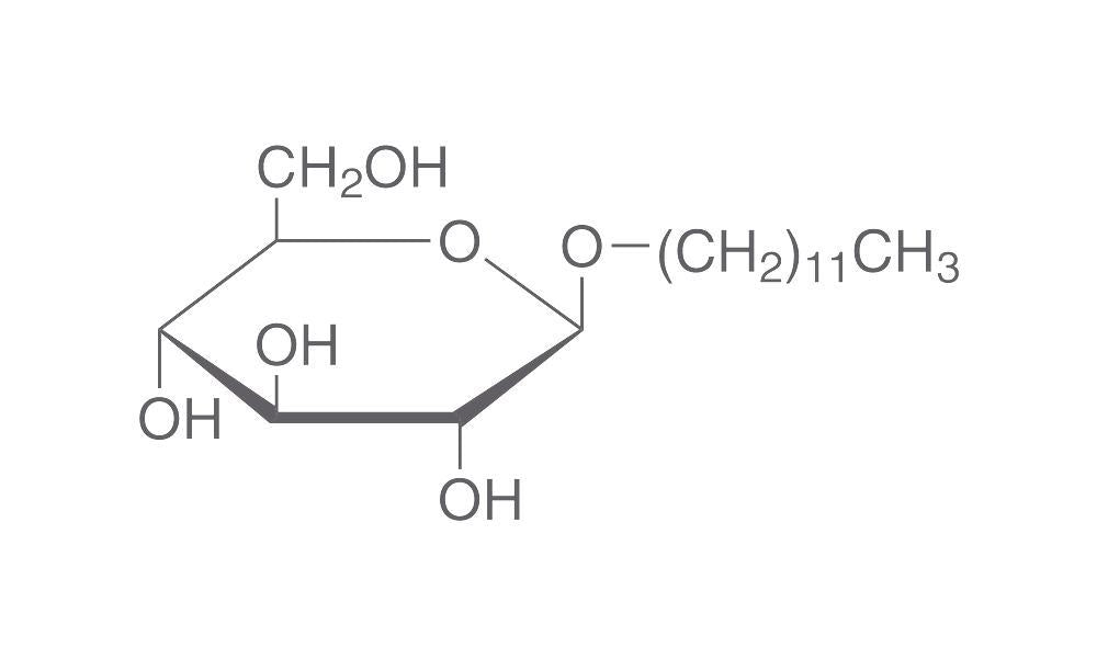 n-Dodecyl-beta-D-glucopyranoside, for biochemistry, 500 mg, glass - Luminix Health