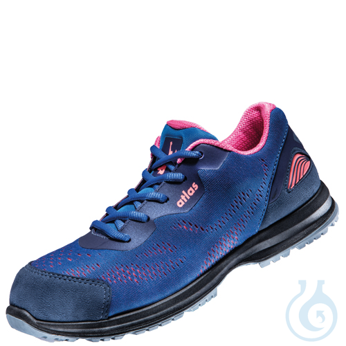GX 100 ESD - S1 - W10 - Gr.35, royal blue, neon-pink - Luminix Health
