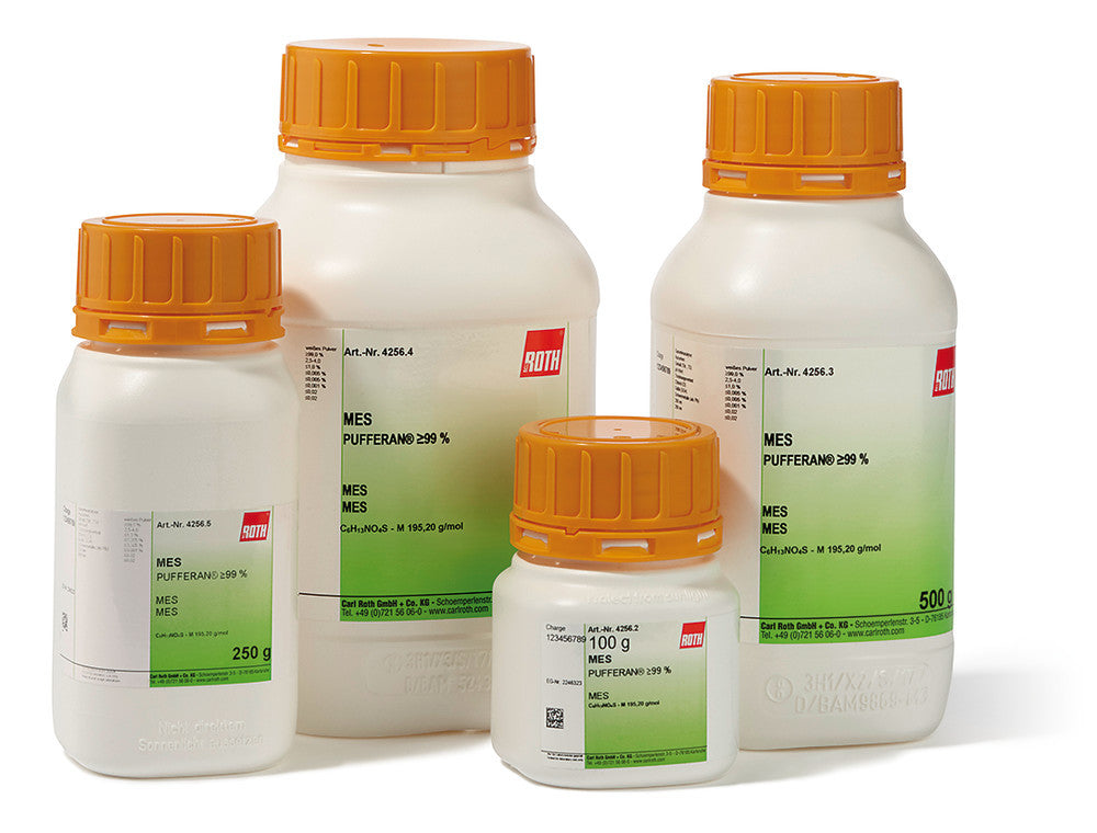 MES, PUFFERAN®, min. 99 %, 100 g, plastic - Luminix Health