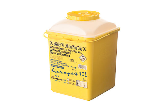 Cannula disposal box Biocompact 10 litre