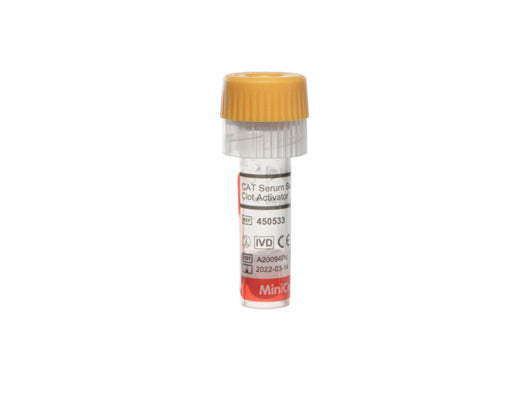 MiniCollect® tubes 0.5/0.8 ml CAT serum Sep Gerin