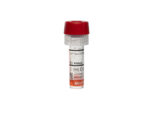MiniCollect® tubes 0.5 / 1 ml CAT serum coagulation