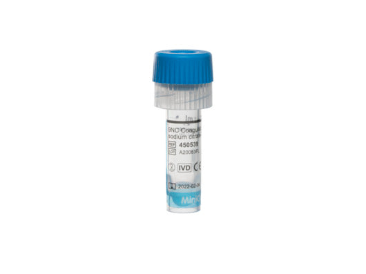 MiniCollect® tubes 1 ml 9NC coagulation Trinatriumc