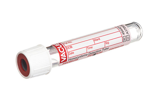 VACUETTE® tube 2 ml Homocysteine 13x75 white Kapp