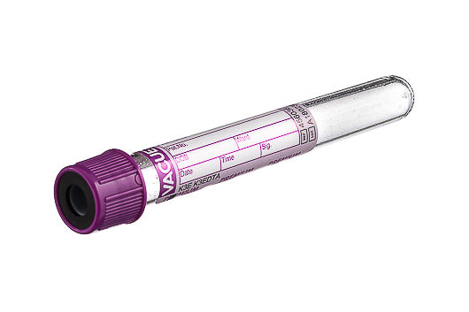 VACUETTE® tube 6 ml K3E K3EDTA 13x100 lilac cap