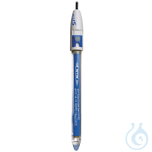SenTix® 62, Glass pH combination electrode with liquid electrolyte, BNC plug. Le - Luminix Health