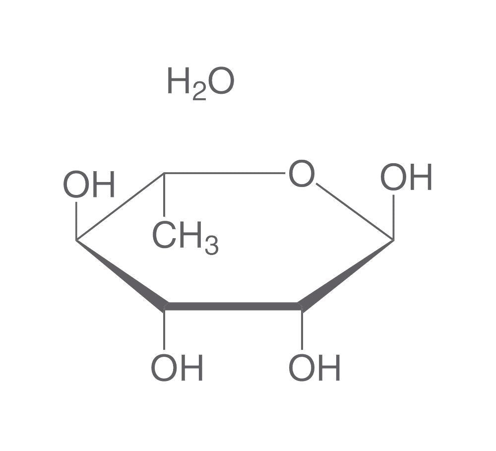 L(+)-Rhamnose monohydrate, min. 98 %, for biochemistry, 5 g, glass - Luminix Health