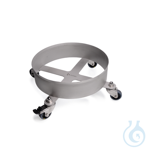 DURAN® Metal Wheeled Dolly, for DURAN® GL 45 bottle 20 litres, stainless steel - Luminix Health