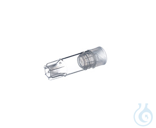 CRYO.S, 1 ML, PP, CONICAL BOTTOM,, INTERNAL THREAD, NATURAL SCREW CAP,, - Luminix Health