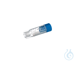 CRYO.S, 1 ML, PP, CONICAL BOTTOM,, INTERNAL THREAD, BLUE SCREW CAP,, WRITING - Luminix Health