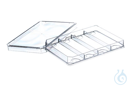 FOURWELL PLATE, PS, 127,8/85,5 MM, LID, VENTS,, STERILE, 8 PCS./BAG - Luminix Health