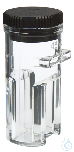 Sample cell, 10ml (1 inch), round, PS, pk/2 - Luminix Health