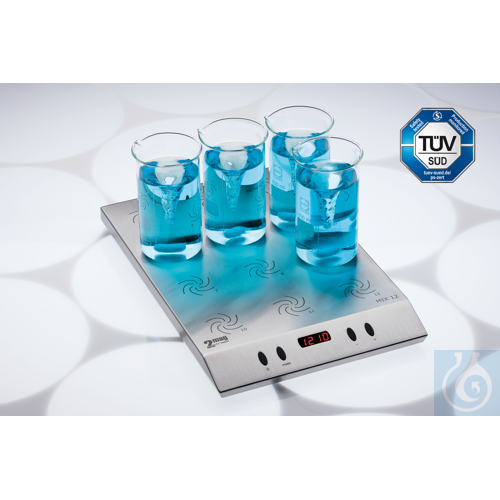 2mag - MIX 12 XL Multiple point stirrer 12x 600 mL beaker glasses (tall form) - Luminix Health