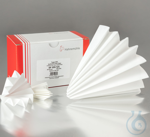 Filter paper 2095, qualitative ,low nitrogen, medium fast, 85 g/sqm ,Folded filt - Luminix Health