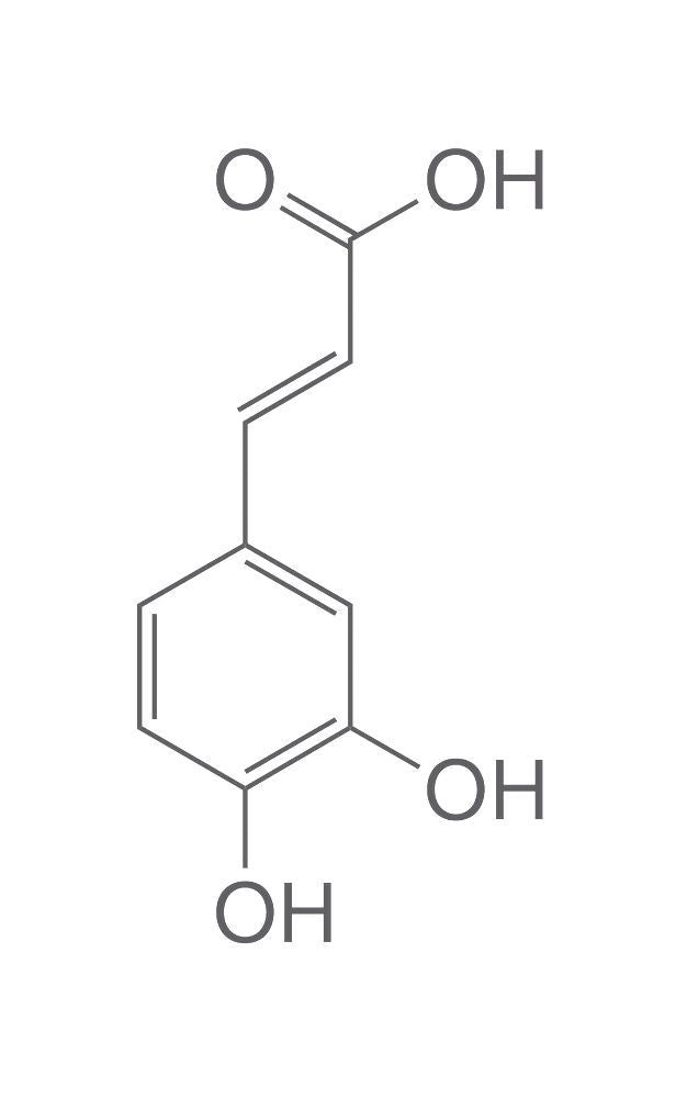 Caffeic acid, min. 98 %, 5 g, plastic - Luminix Health