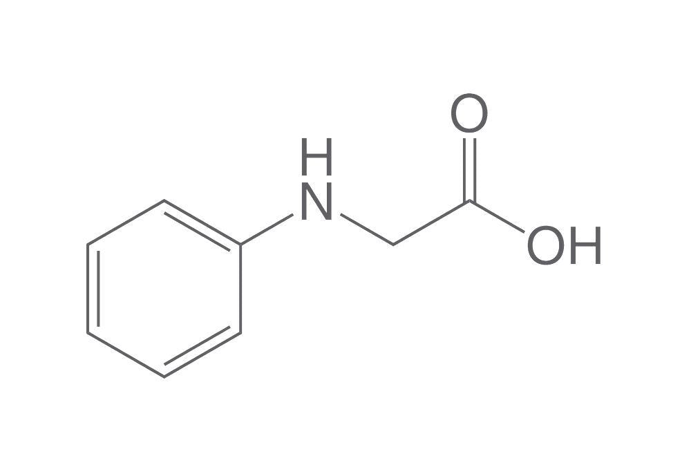 N-Phenylglycine, min. 97 %, for biochemistry, 10 g, plastic - Luminix Health