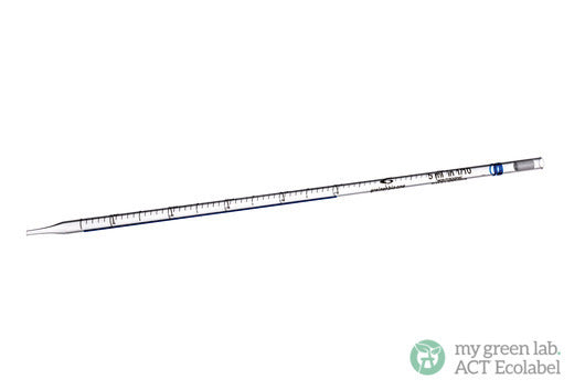 Pipette, 5 ml, graduation 1/10 ml, sterile, bulk pack