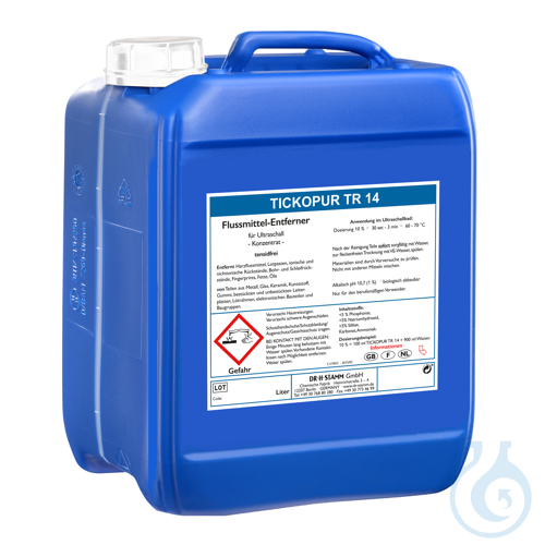 TICKOPUR TR 14 Flux remover – concentrate, 10 liter - Luminix Health