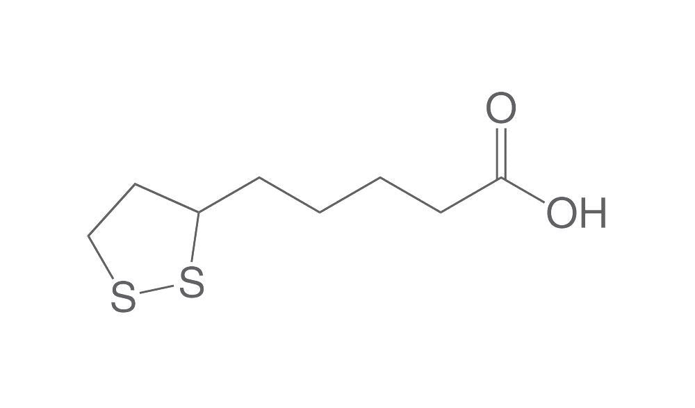 DL-6,8-Dithiooctanoic acid, min. 98 %, 5 g, glass - Luminix Health