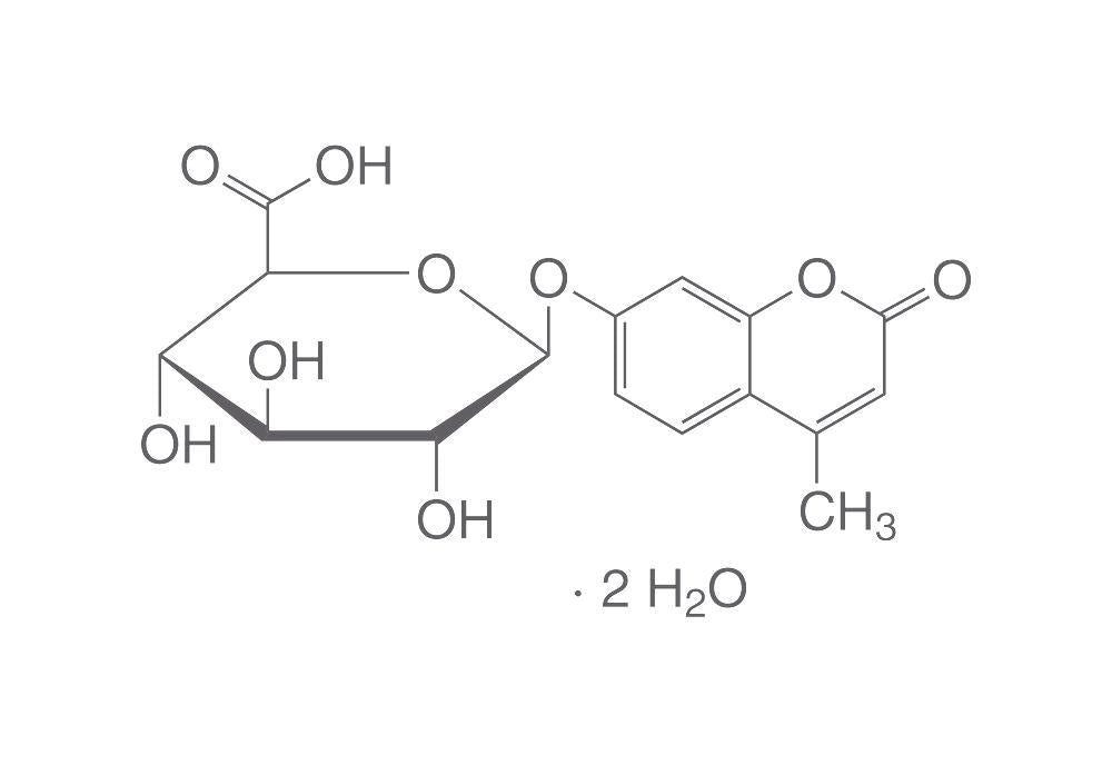 4-Methylumbelliferyl-beta-D-glucuronide, dihydrate, min. 99 %, p.a., 50 mg - Luminix Health