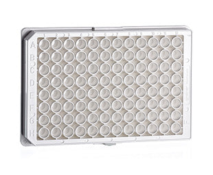 Microplate, 96 well, PS, F-bottom (chimney form), white